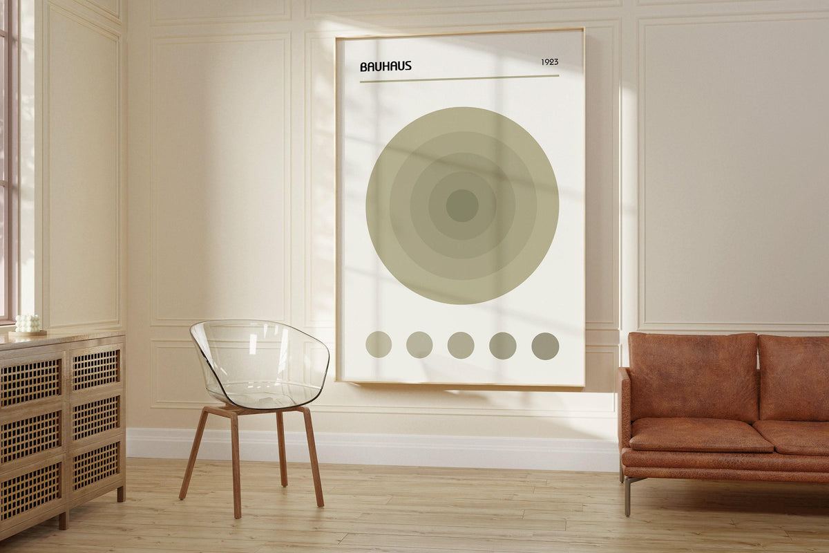 Bauhaus 'The Target' Art Print: Mid-Century Modern Giclee