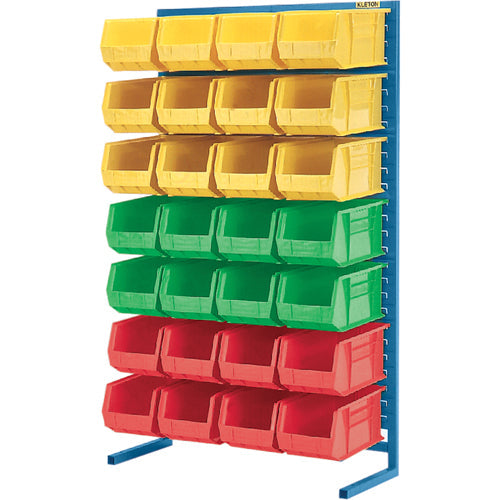 Stationary Bin Racks -Single-Sided - Rack Only, 36" W x 12" D x 61" H