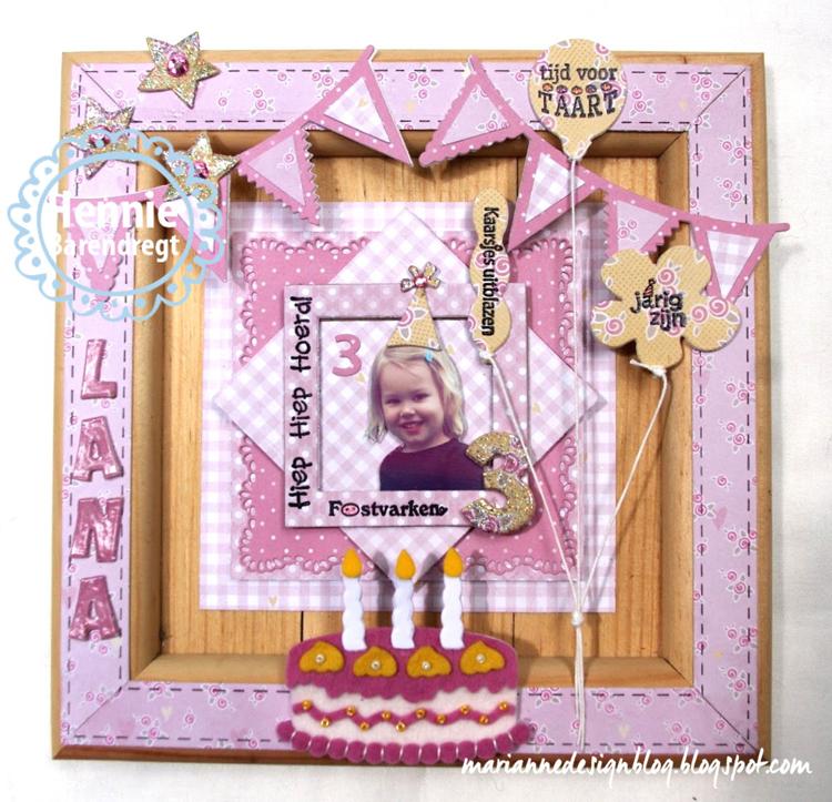 Marianne Design: Dies de collection - Gâteau d'anniversaire