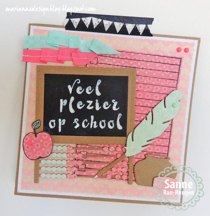 Marianne Design : Set de matrices et de tampons Collectables - Abacus