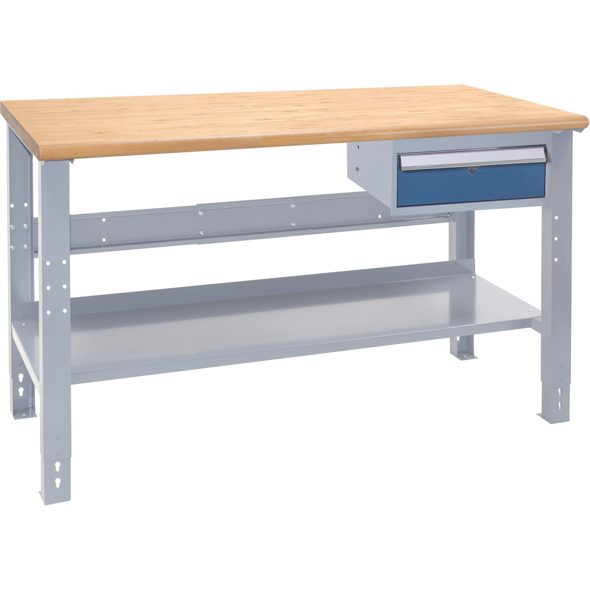 Industrial-Duty Workbench, 1000 lbs Cap., 60" W x 24" D, 34" H