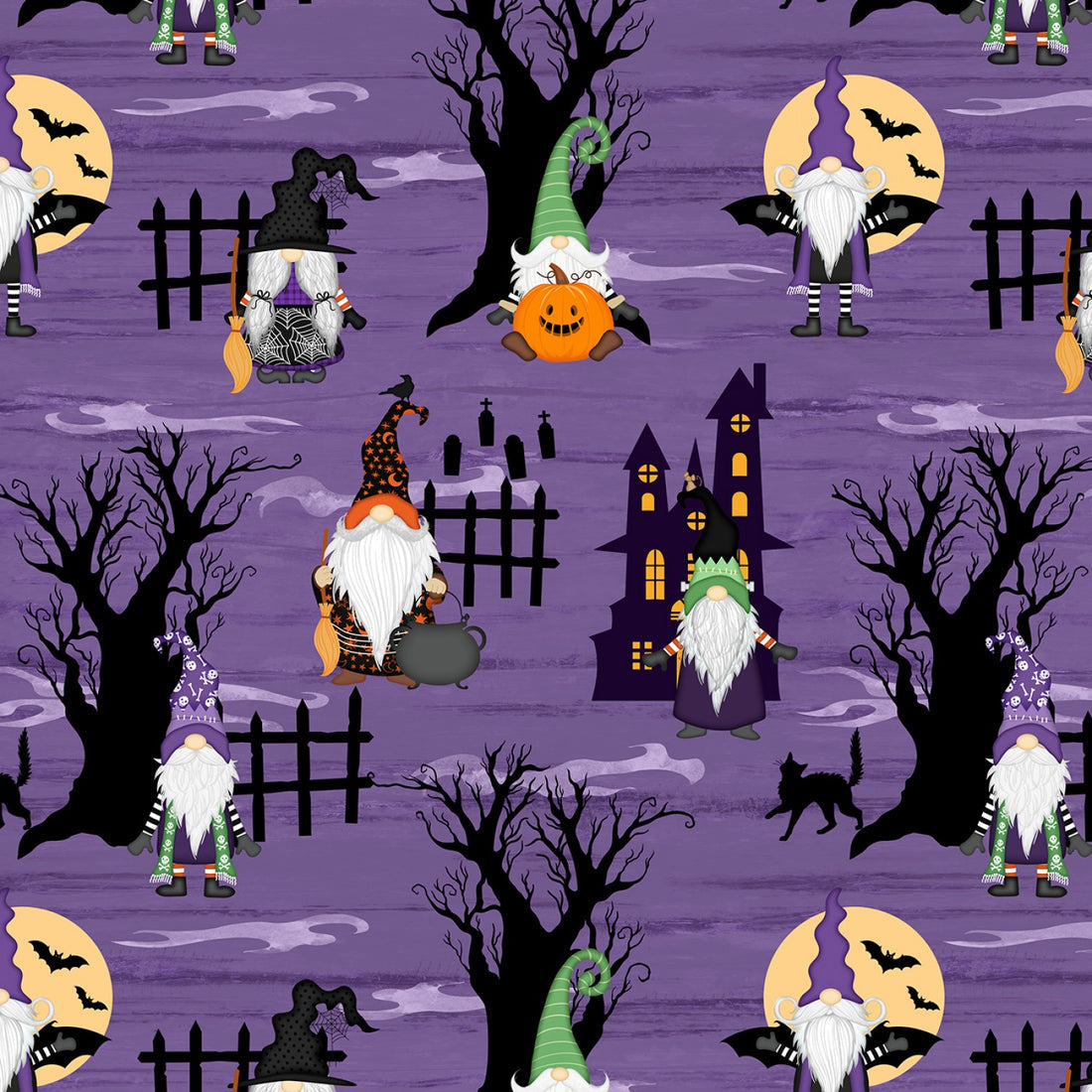Gnome-Ster Mash par Jennifer Pugh - Tous les gnomes violets