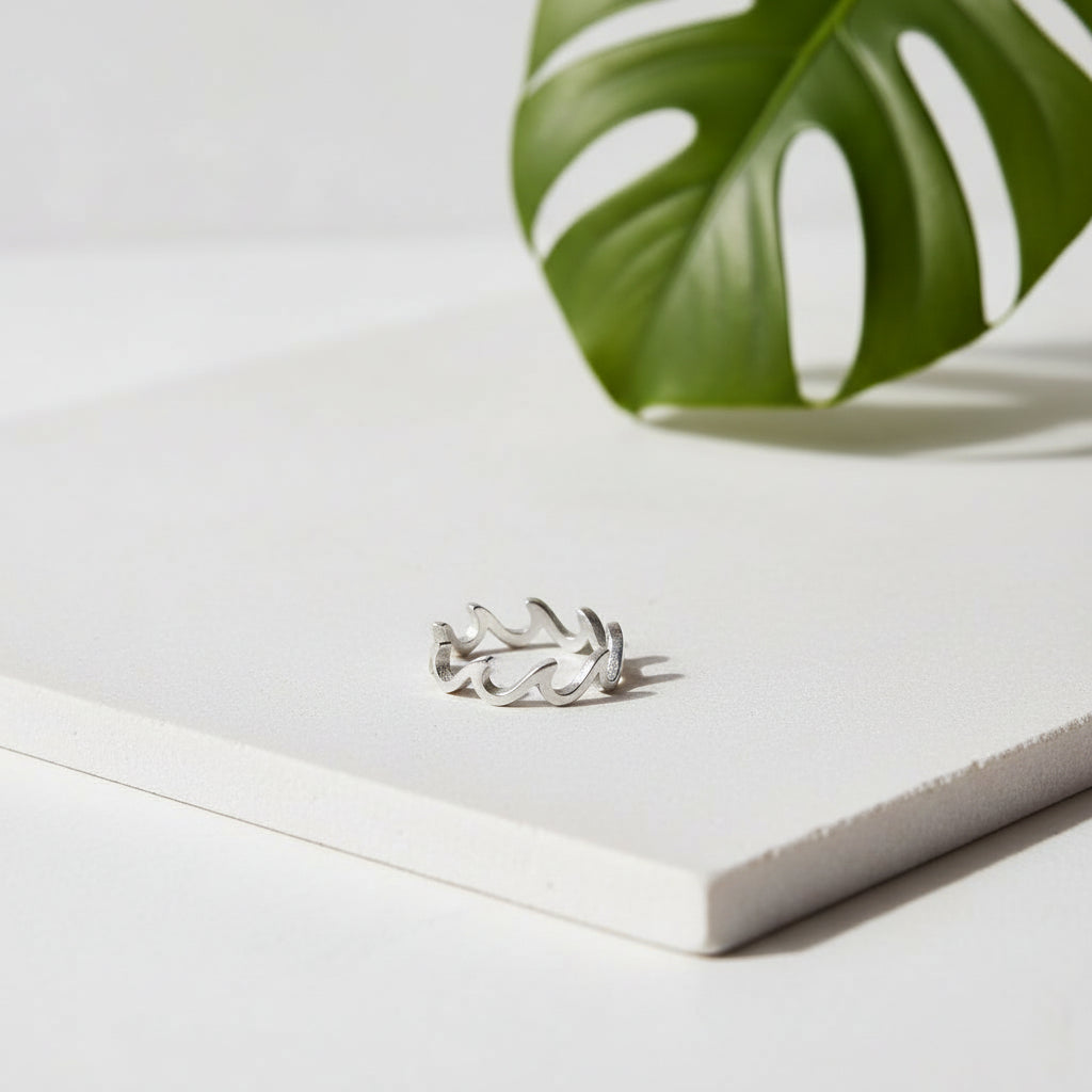 Bague Vague – Plaqué argent
