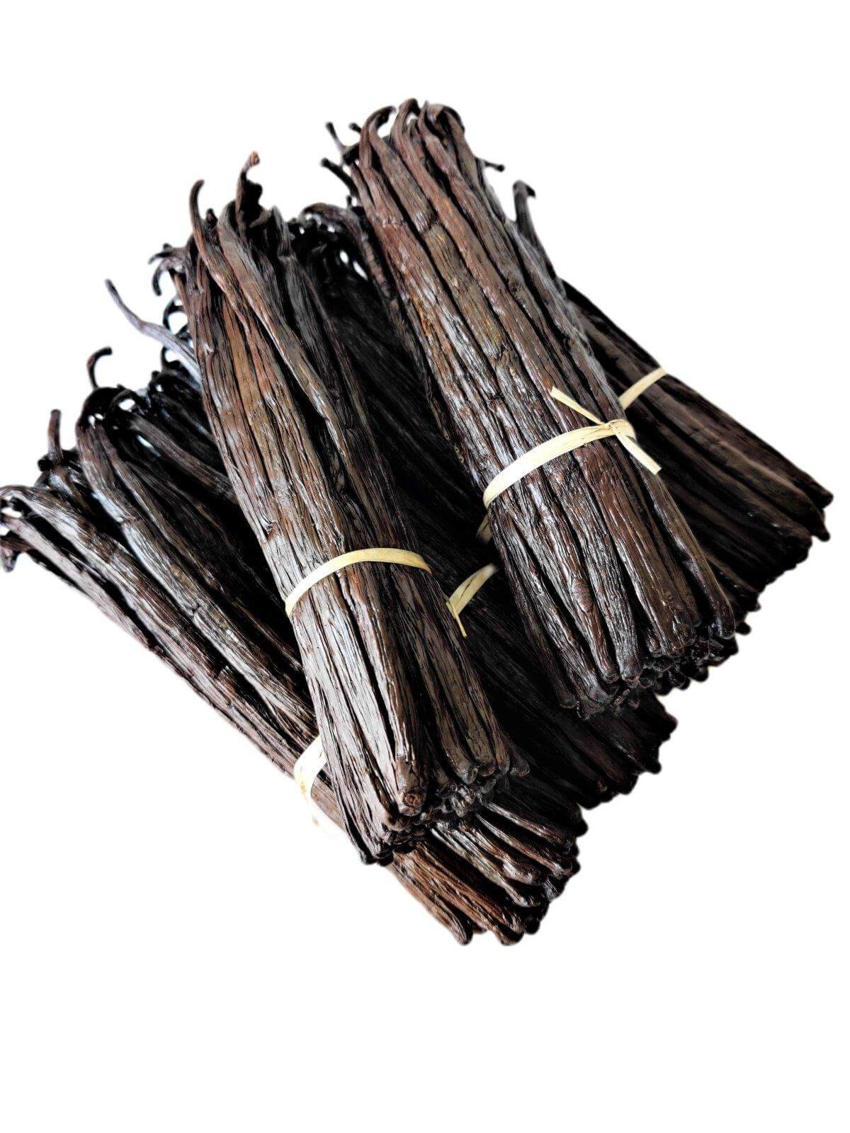 Gousses de vanille Bourbon de Madagascar Grade A Gourmet <br>Pour extrait et pâtisserie<BR>Par livre