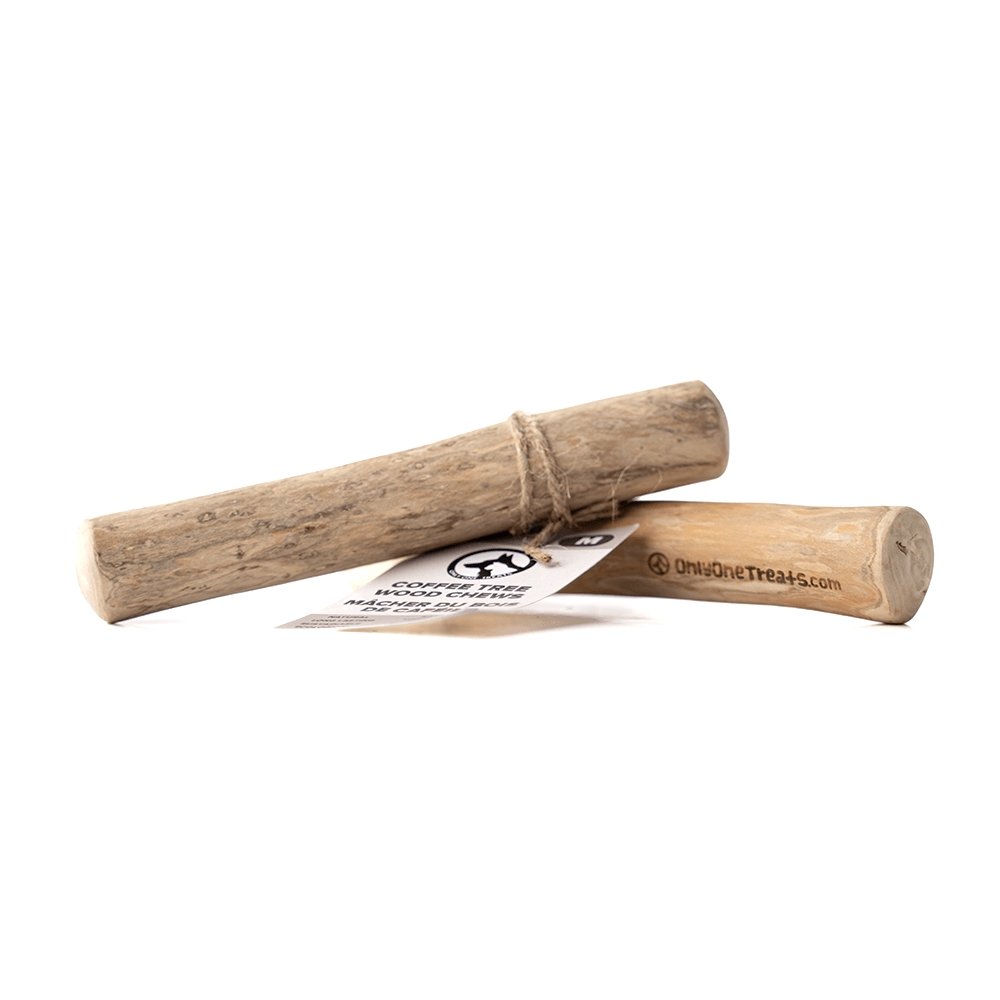 Jouet à mâcher en bois de café, taille moyenne