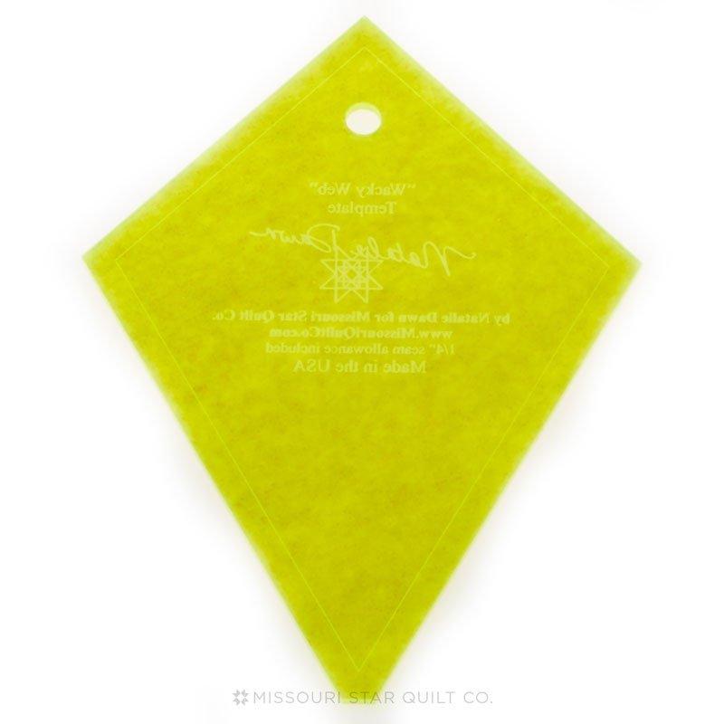 Gabarit Missouri Star Wacky Web 5" (Petite Pervenche)