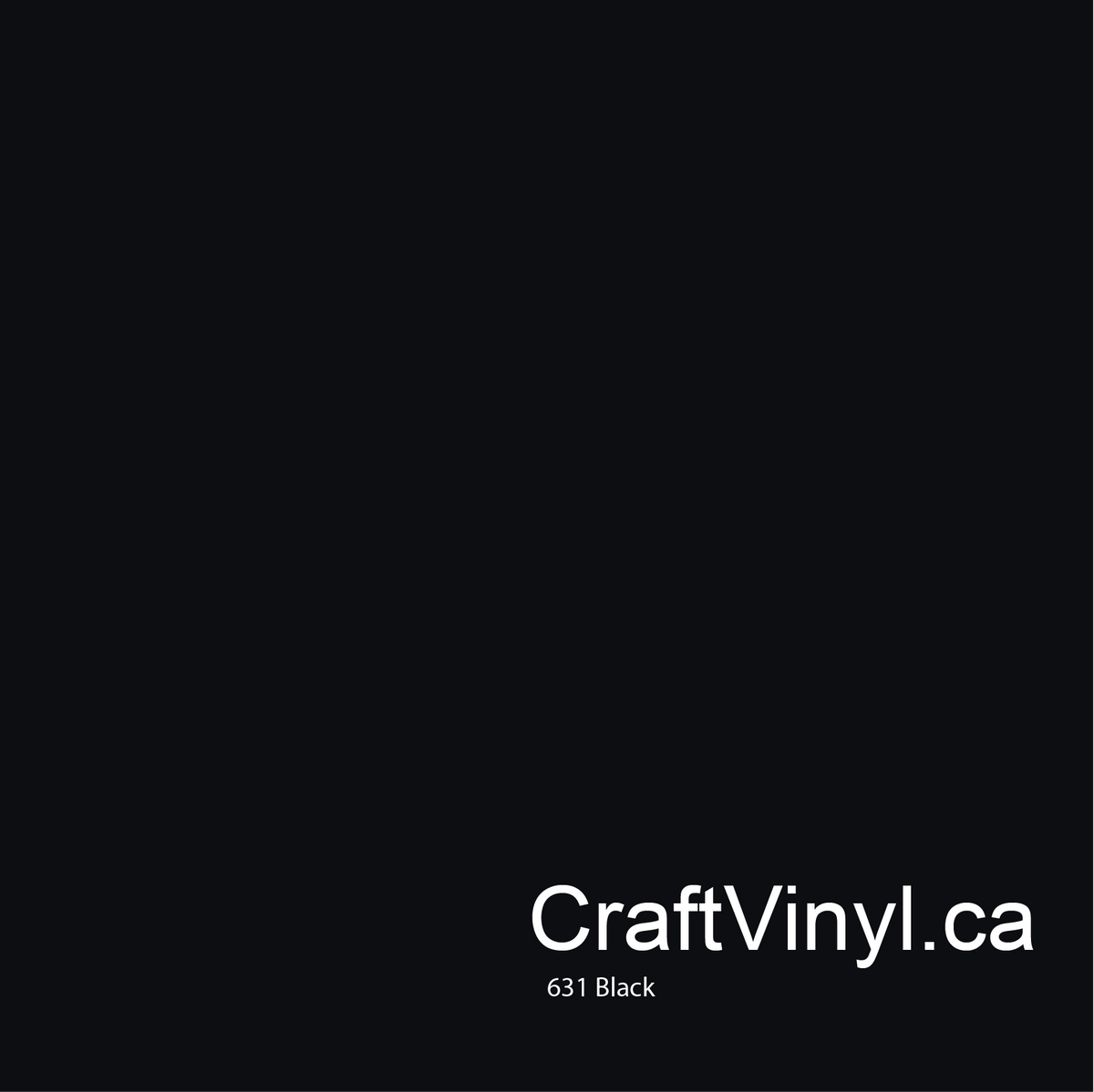 Oracal 631 Vinyle Amovible Noir Mat #070