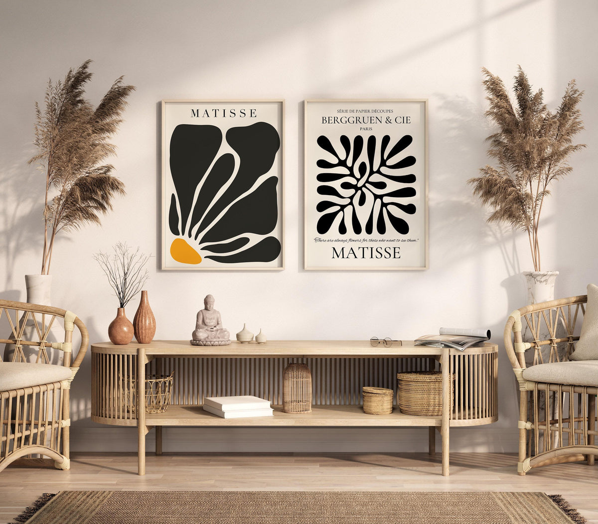 Matisse Art Print Set: Mid-Century Modern Giclee Duo