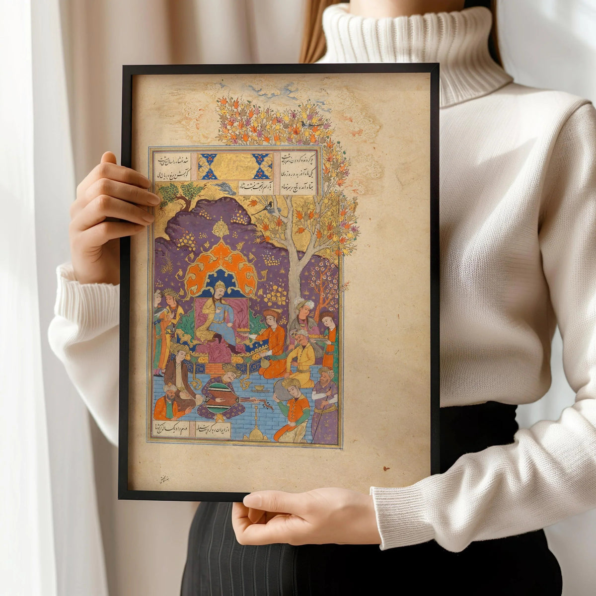 Shahnama Giclee Art Print: Persian Miniature, Museum Quality