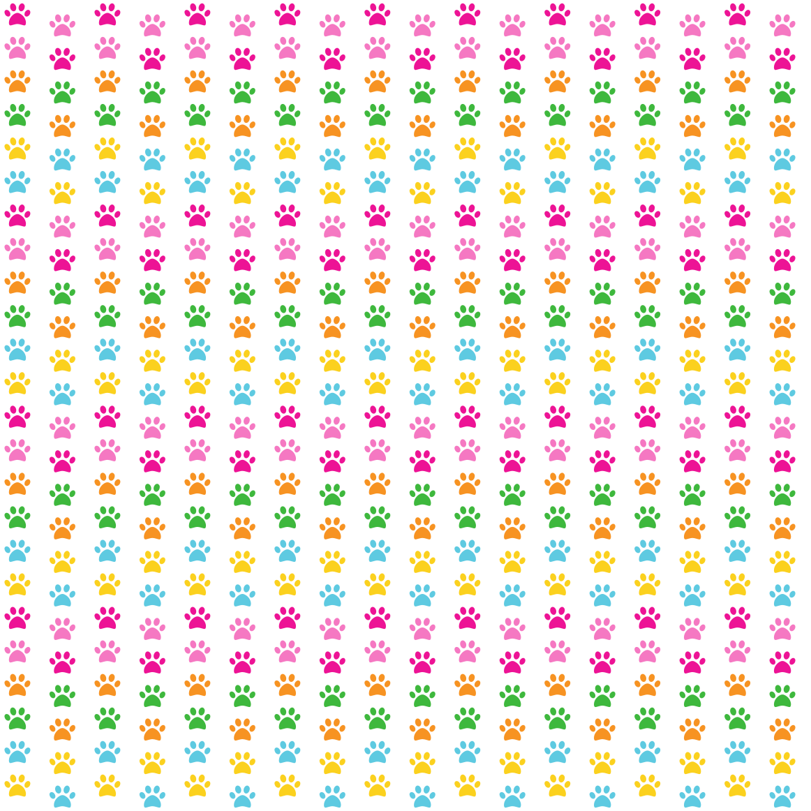 Vinyle thermocollant à motifs – Petites empreintes de patte féminines
