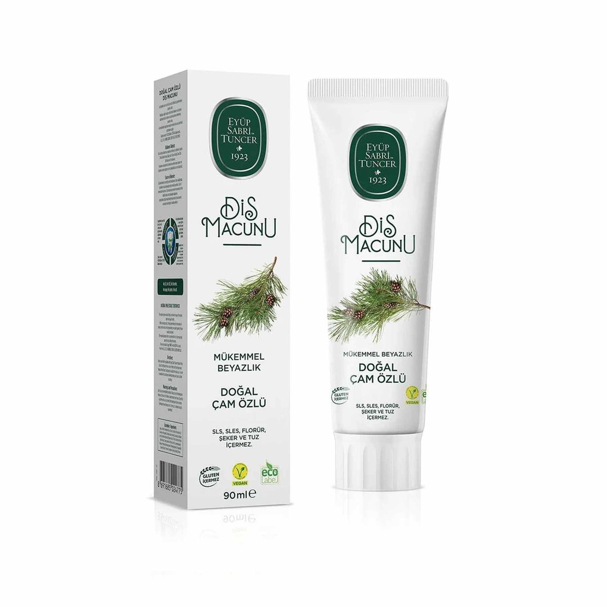 Dentifrice Herbal au Pin – 90 ml | Arôme Forêt Fraîche & Soin Doux des Gencives