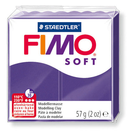 Staedtler-Mars - Pâte à modeler Fimo soft - prune