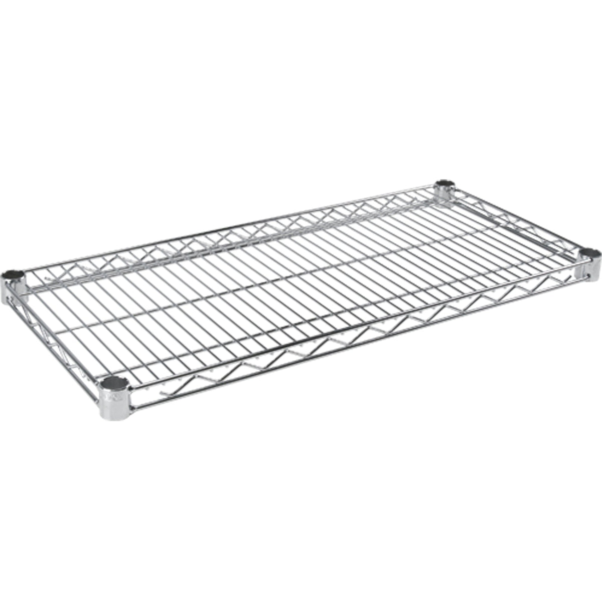 Standard-Duty Chromate Wire Shelf, 36" W x 14" D, 500 lbs. Capacity