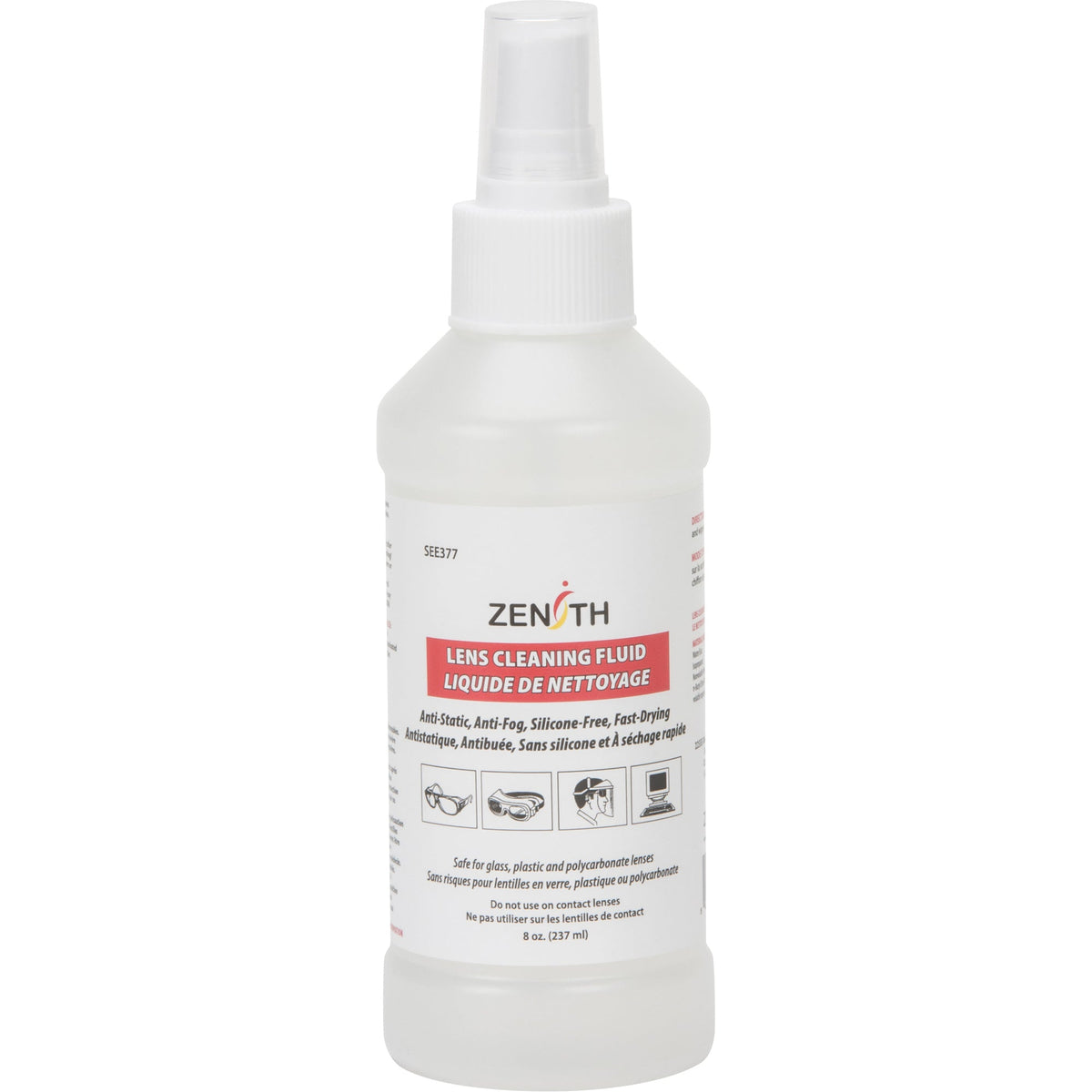 Nettoyant anti-buée pour lentilles