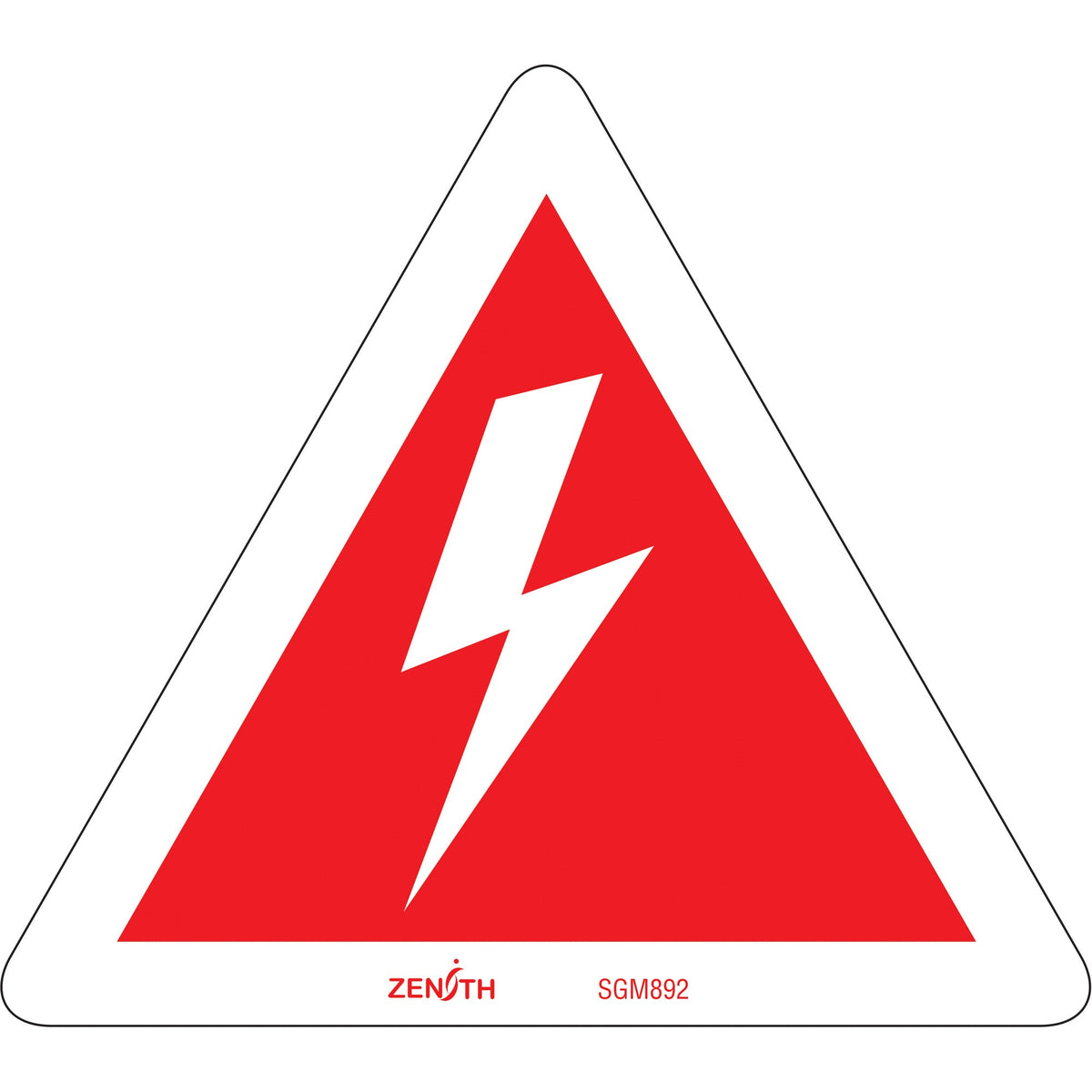 Panneau de sécurité haute tension conforme à la norme CSA, 6" x 6", vinyle, pictogramme