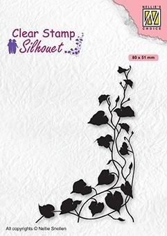 Tampon transparent Silhouette Lierre