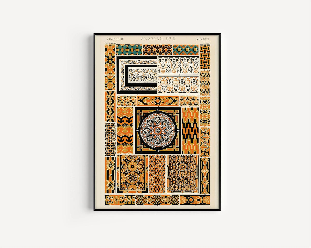 STATEMENT TRIO Owen Jones | Pompeian, Arabian and Chinese Vintage Patterns available framed