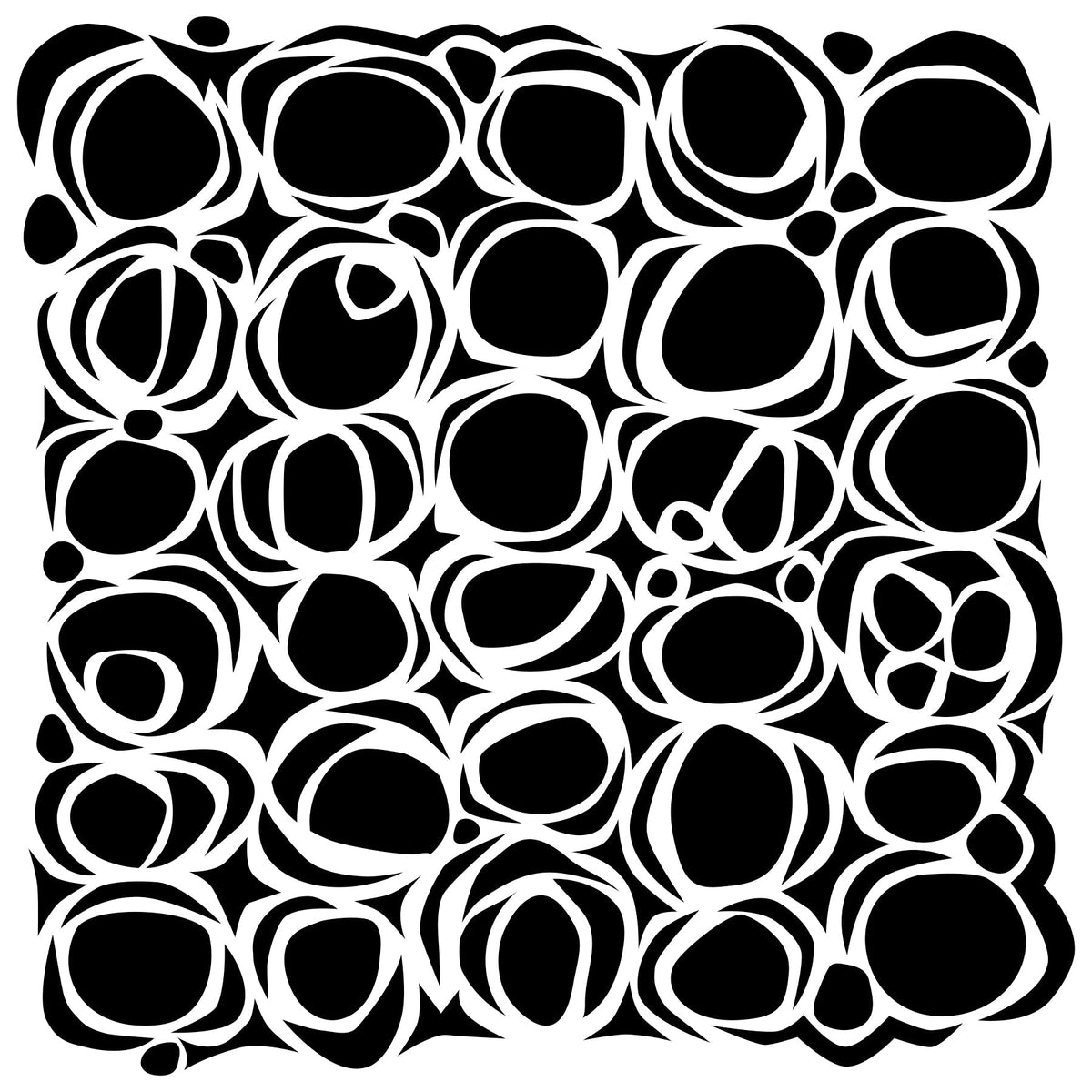 The Crafters Workshop 6x6 Stencil Circles Nested