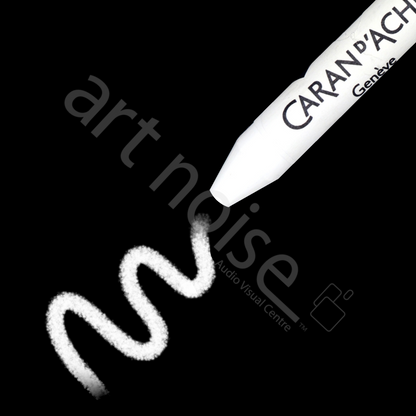 Caran d'Ache - Classic Neocolor II Water Soluble Wax Crayon - Black, White and Greys