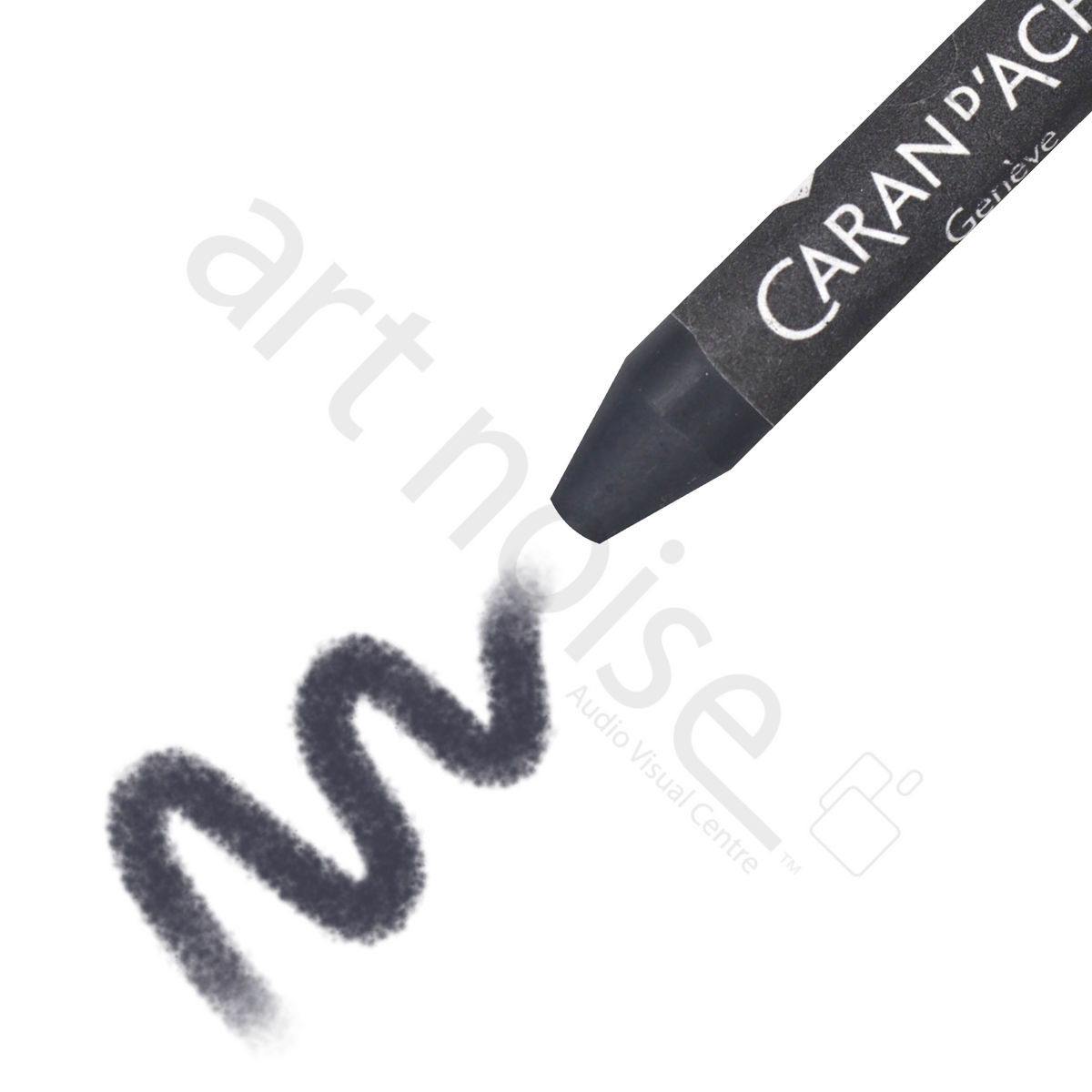 Caran d'Ache - Classic Neocolor II Water Soluble Wax Crayon - Black, White and Greys