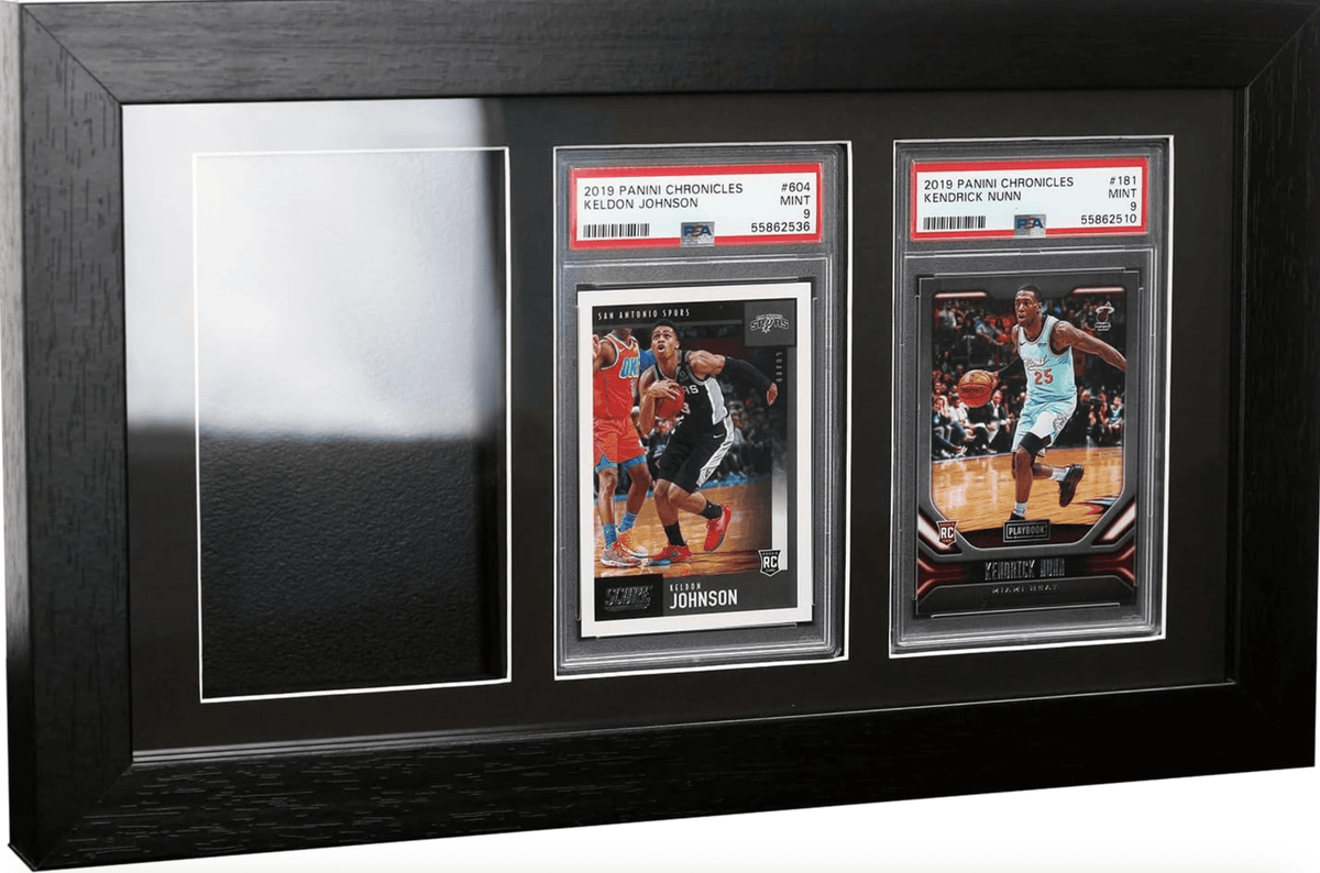 PSA Graded Wooden Frame Display with UV Glass card fit very tight ! LIQUIDATION