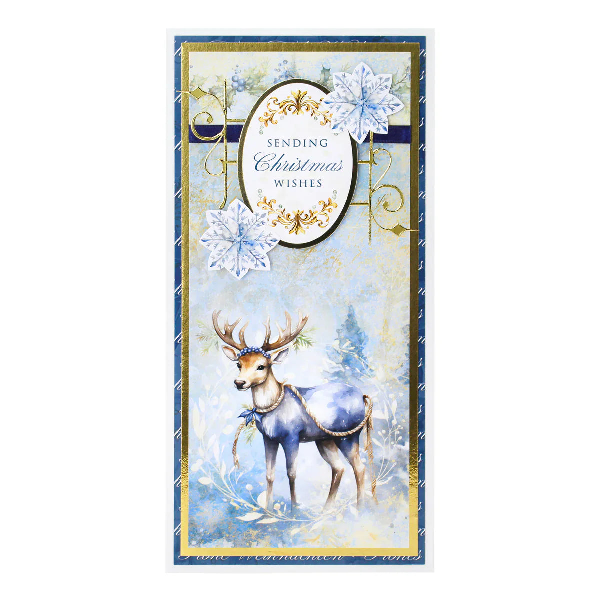 Découpes décoratives de Noël Contes de Fées avec finition métallisée, 2 feuilles