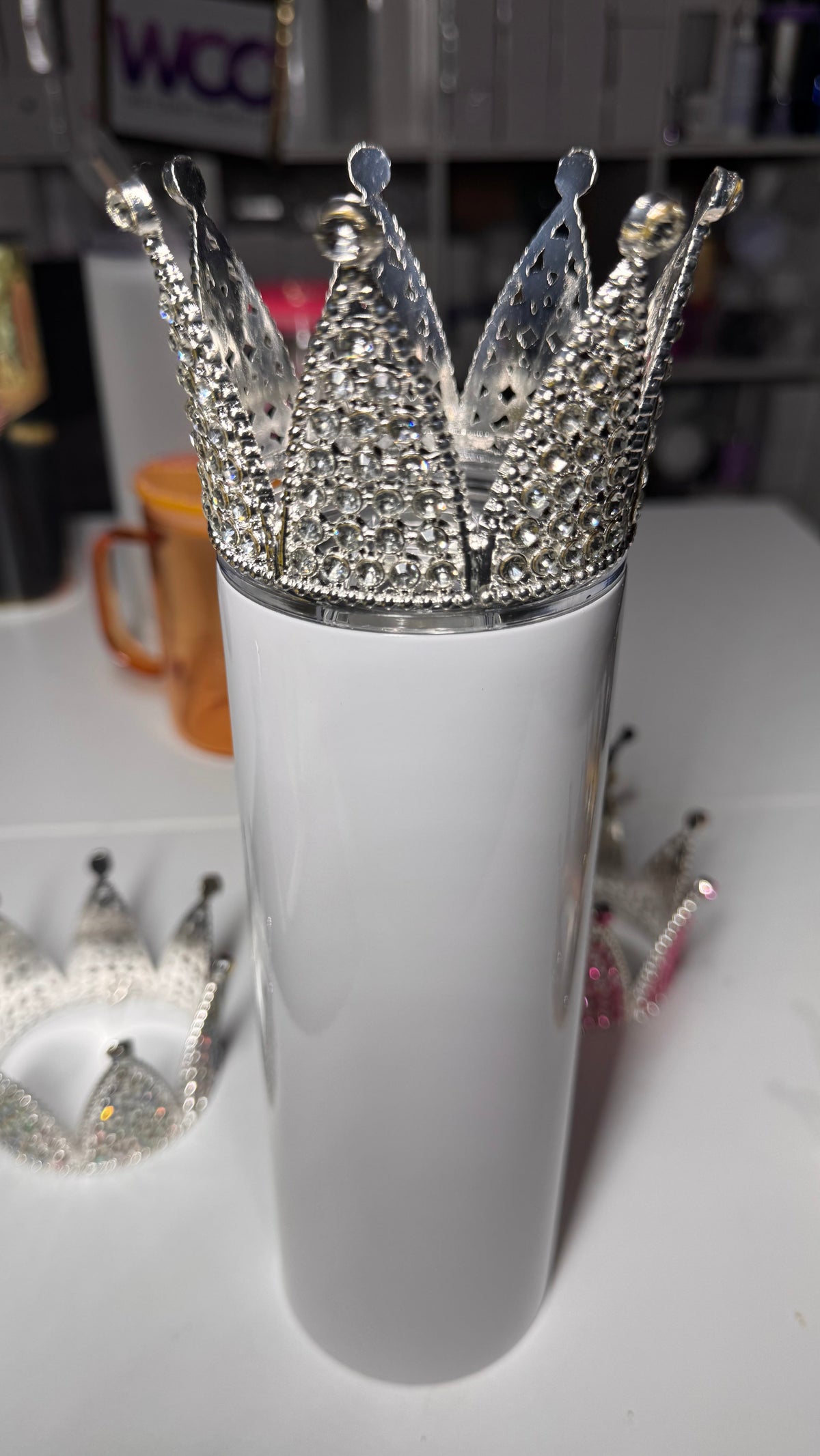 Gobelet Couronne - Décoration Strass Scintillante