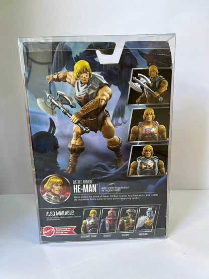 EVORETRO Étui de protection pour Master of The Universe Revelation Battle Armor 18.3x7.2x27 avec cintre, paquet de 10