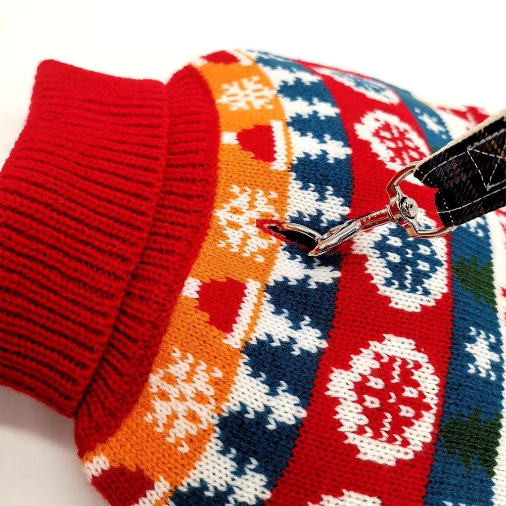 Pull de Noël Nicholas pour chien – Pull de Noël festif pour chien