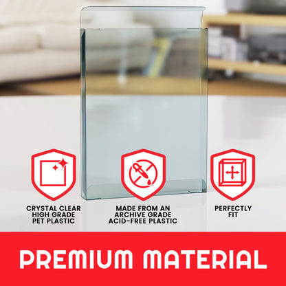 EVORETRO Display Case Protector for PS3/PS4 Steel Book Box PET Protector