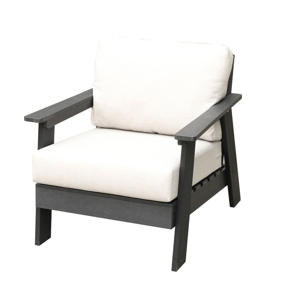 Fauteuil de jardin Hazelnut Polymer avec coussins Sunbrella®