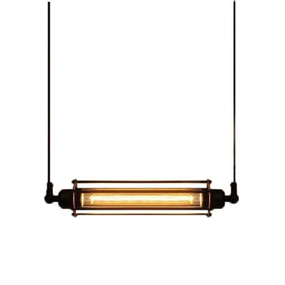 Restaurant Bar Counter Cafe Retro Nostalgic Iron Small Iron Cage Chandelier