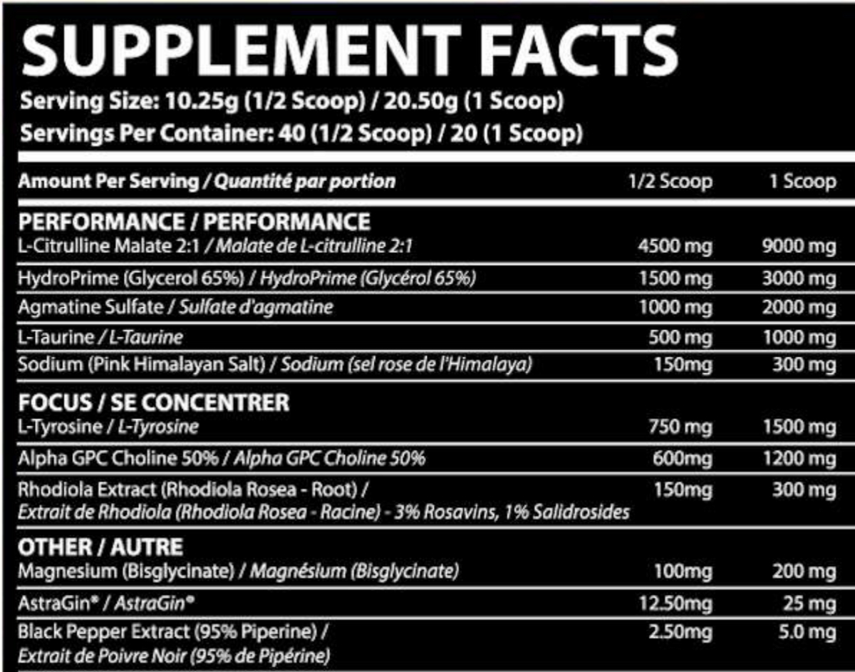 APE-X Ape Pump+ Stim Free Pre-Workout