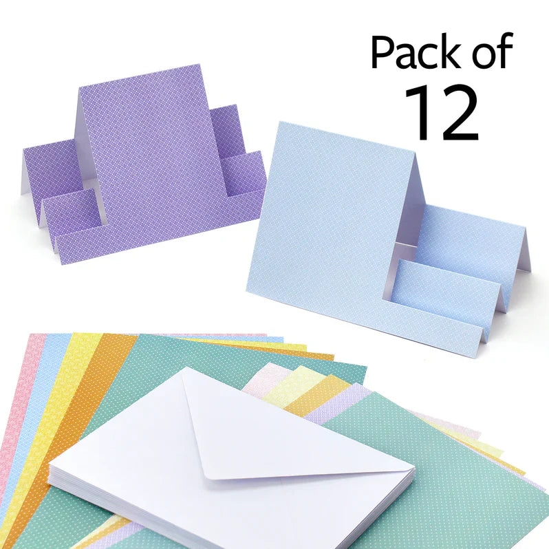 Cartes à étapes - Jolis pastels