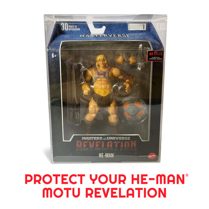 EVORETRO Étui de protection pour Master of The Universe Revelation Battle Armor 18.3x7.2x27 avec cintre, paquet de 10