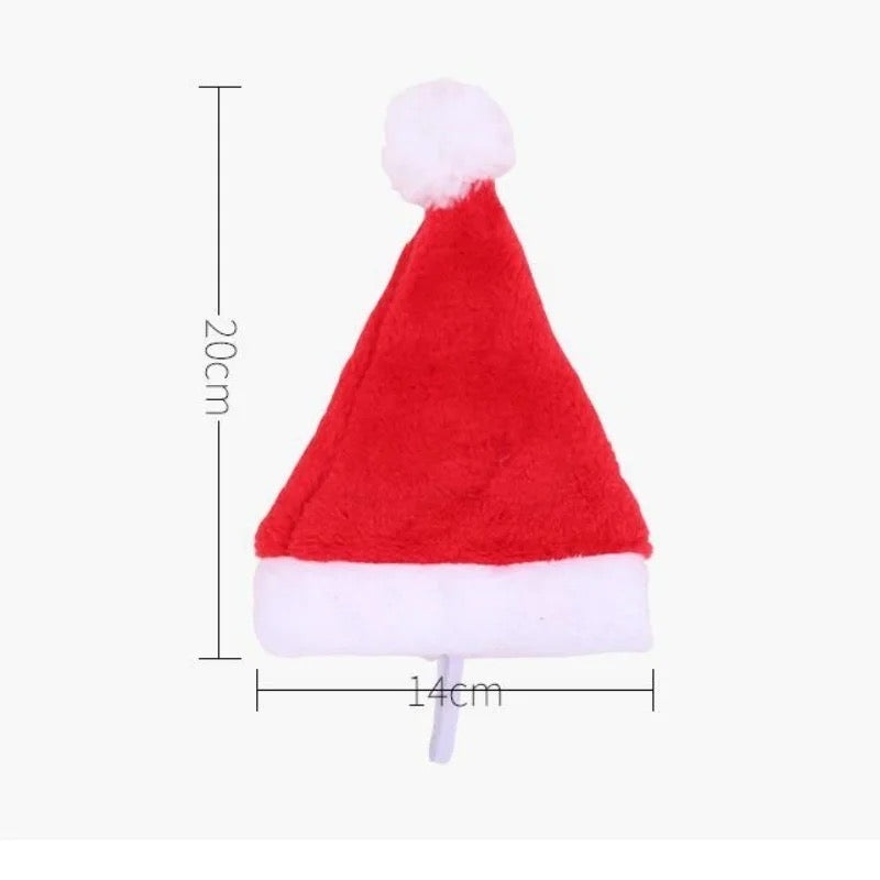 Chapeau de Père Noël classique pour chien | Accessoire de Noël pour animaux de compagnie