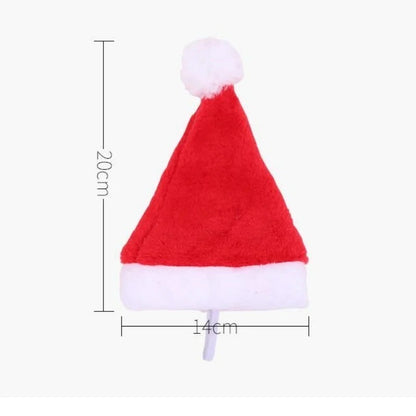 Chapeau de Père Noël classique pour chien | Accessoire de Noël pour animaux de compagnie