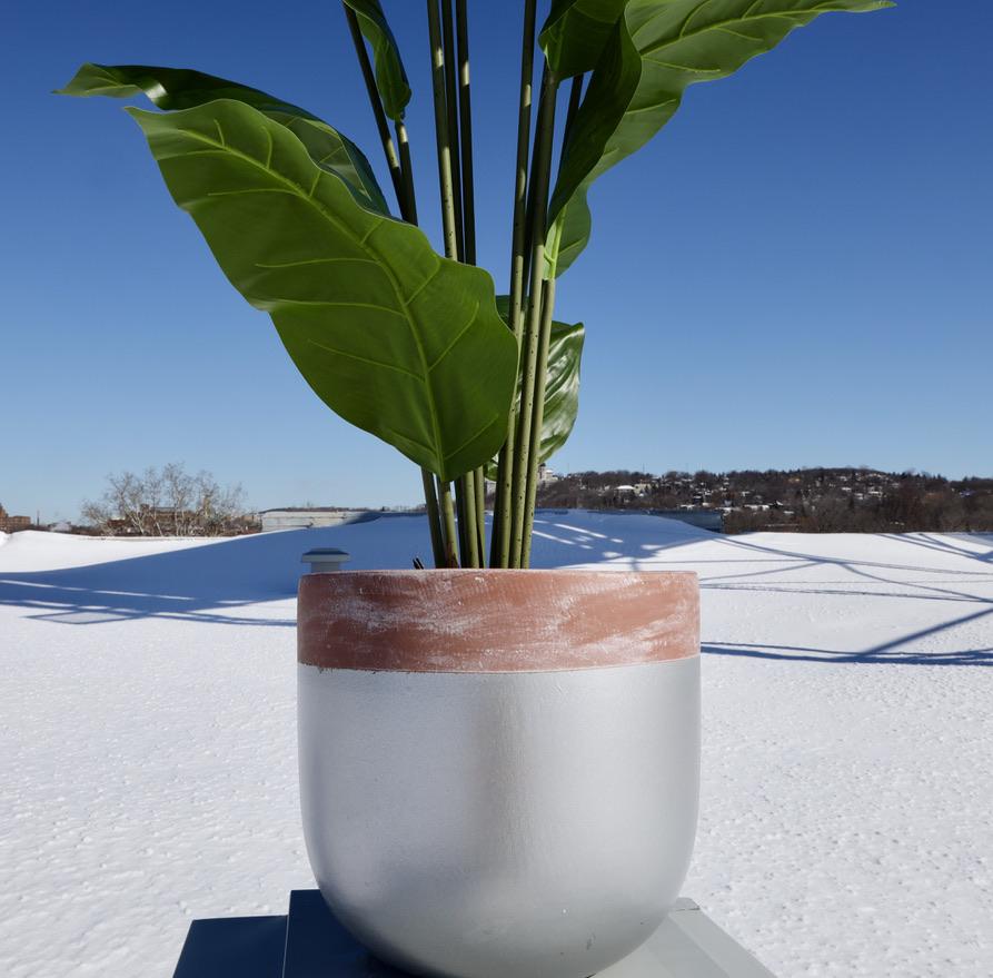 Pot de fleurs émaillé Camilo 30 cm