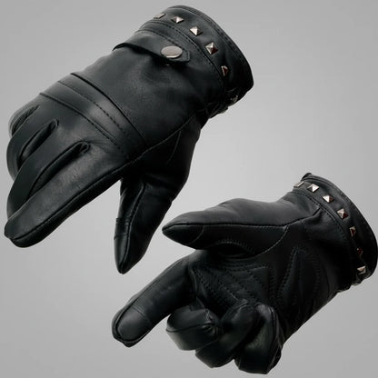 Open Road Women's Touch Tip Leather Motorcycle Gloves
