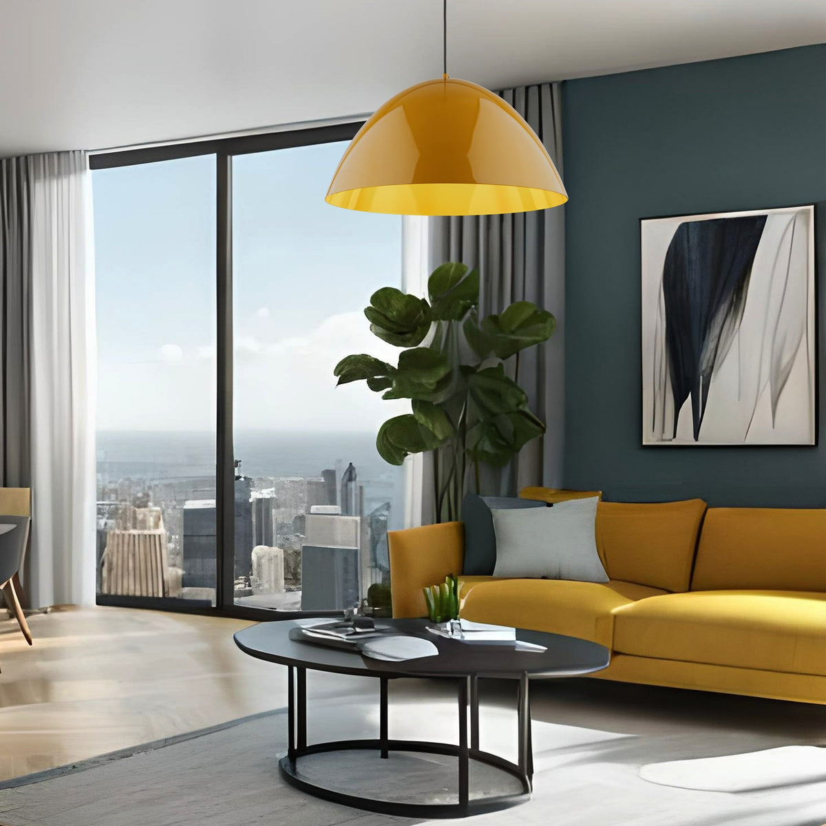 Suspension FARO style Mid-Century Modern L
