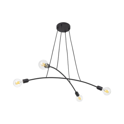 Suspension Minimaliste Noire HELIX 4 (Liquidation)