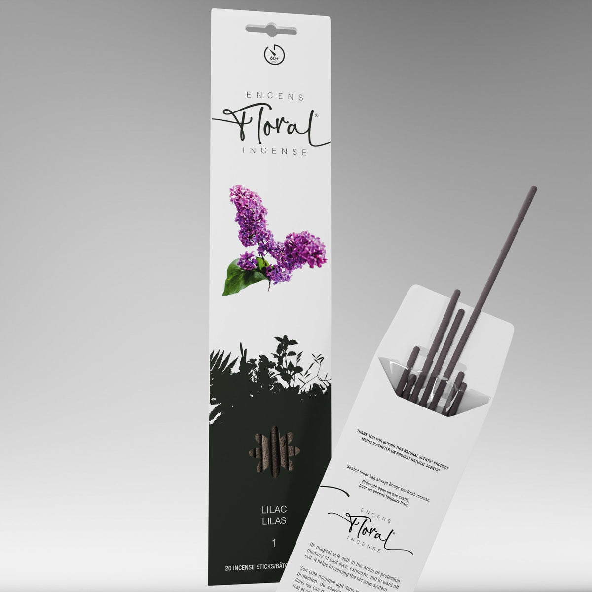 Bâtonnets d'encens floral n°01 Lilas