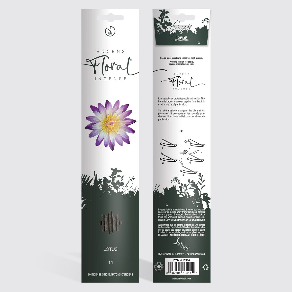 Bâtons d'encens Lotus Floral n°14
