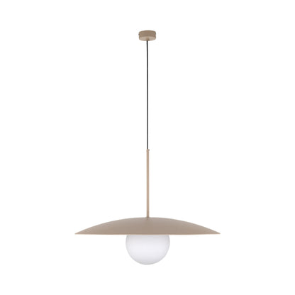 SLATE Mid-Century Modern Wide Dome Pendant Light for Kitchen Island & Dining Table