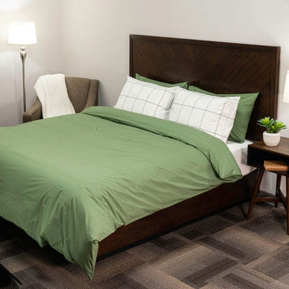 Parure de draps en percale de coton biologique essentielle