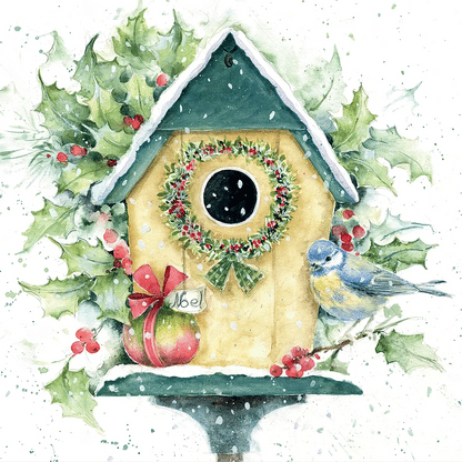 Découpage prédécoupé – Nichoir de Noël (Lot de 3)