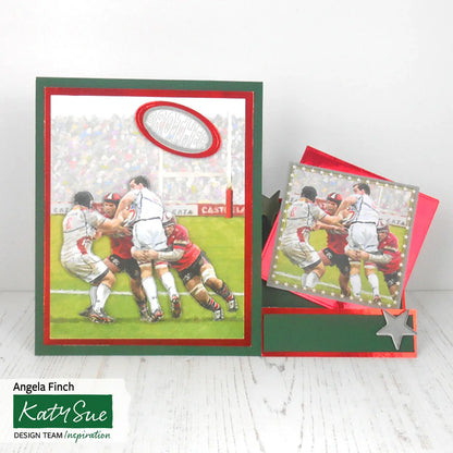 Découpages à l'emporte-pièce – Rugby (Lot de 3)