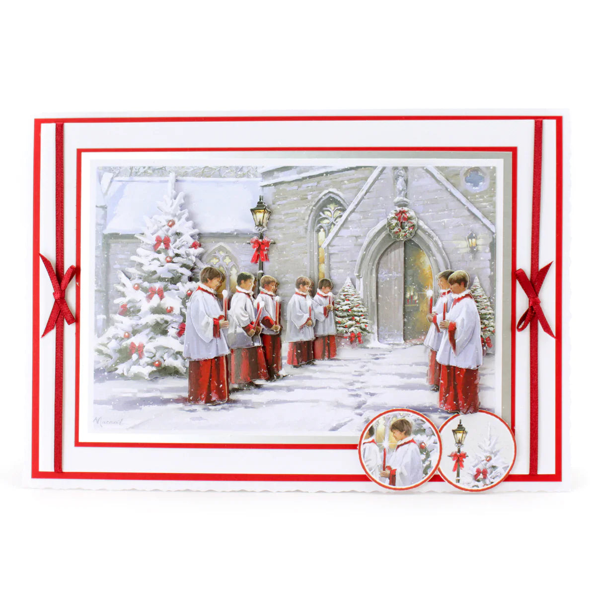 Découpage Découpé – Scène de Neige Enfant de Chœur (Lot de 3)