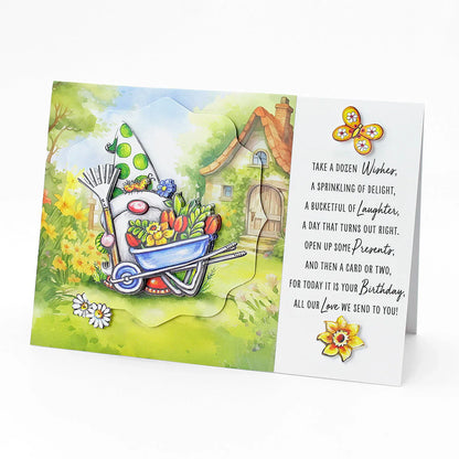 Die Cut Decoupage – Garden Gnomes (Pack of 12)