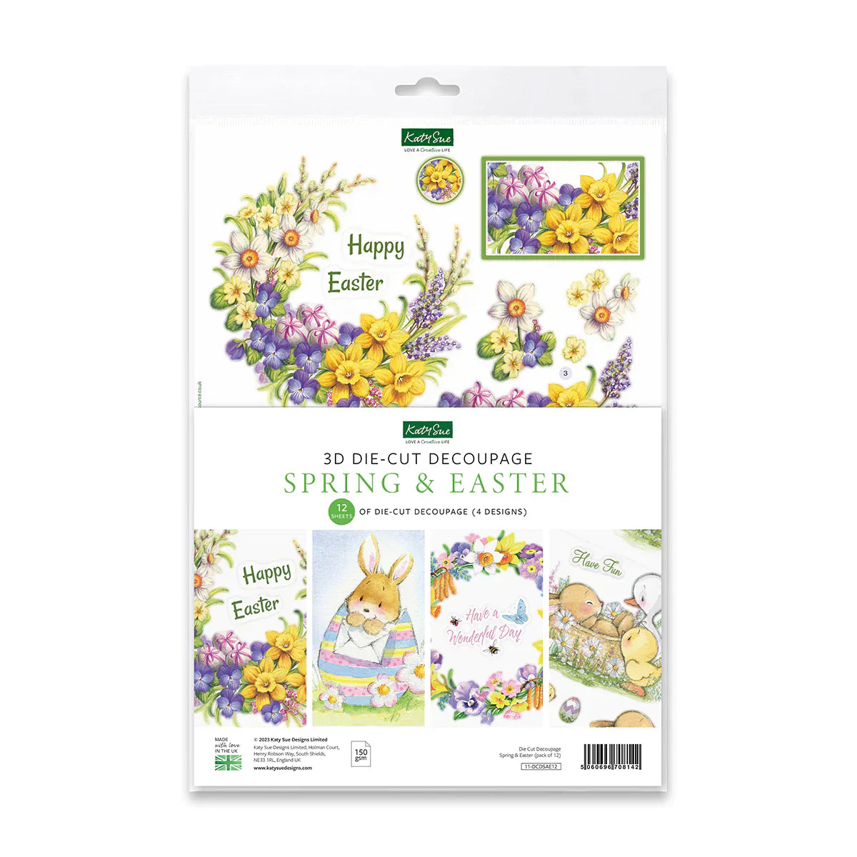 Découpage Découpé – Printemps et Pâques (Lot de 12)